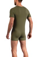 RED1601 Coolbody Herren 2-Wege-Zipper Kurzarm Baumwoll-Stretch