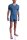 RED1601 Coolbody Herren 2-Wege-Zipper Kurzarm Baumwoll-Stretch