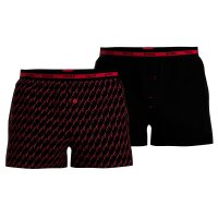 Web-Boxer mit Eingriff  Woven Boxer Twin Pack