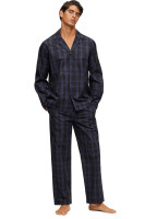 Pyjama Schlafanzug lang gewebte Baumwolle Geschenkbox
