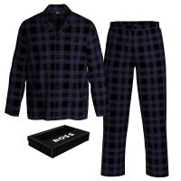 Pyjama Schlafanzug lang gewebte Baumwolle Geschenkbox