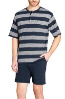 Hajo Herren Shorty Schlafanzug kurz Rundhals mit...