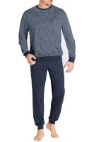 Herren Pyjama lang B&uuml;ndchen Premium Cotton...