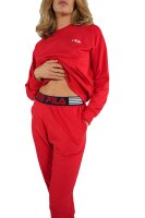 Damen Hausanzug K&auml;nguru-Tasche lange Hose mit FILA...