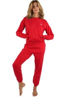 Damen Hausanzug K&auml;nguru-Tasche lange Hose mit FILA...