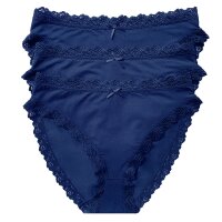 Damen Slips Cosy Modal Jersey Stretch Spitze Nina von C.3er Pack Jazzpant