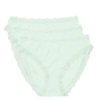 Damen Slips Cosy Modal Jersey Stretch Spitze Nina von C.3er Pack Jazzpant