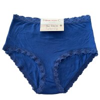 Cosy Taillenslip s 3er Pack Modal Jersey Spitzenabschluss