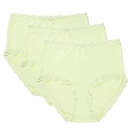 Damen Taillenslips 3er Pack Modal Jersey Spitze Nina von C. Cosy Multipack