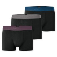 Herren Shorts 3er Pack Organic Cotton Schiesser 95/5 Stretch Baumwolle Unterhose