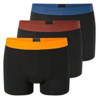 Herren Shorts 3er Pack Organic Cotton Schiesser 95/5 Stretch Baumwolle Unterhose