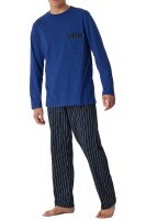 Herren Schlafanzug lang Pyjama Bio Baumwolle Jersey auch Langgr&ouml;&szlig;en Schiesser