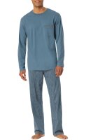 Herren Schlafanzug lang Pyjama Bio Baumwolle Jersey auch Langgr&ouml;&szlig;en Schiesser