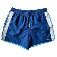 Lacoste Colorblock Striped Swim Trunks Badeshort L&auml;nge 37 cm Quick Dry recycled