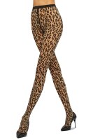 Wolford Leo Tights Damen Strumpfhose 20 DEN Animal Print...