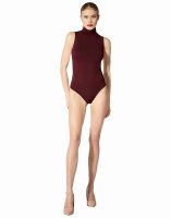 Wolford Viscose String Body mit hohem Kragen Stehkragen Modal Mix