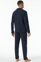 Selected Premium Herren Schlafanzug lang Polokragen...