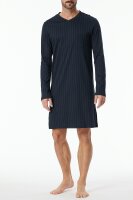 Fine Interlock Herren Nachthemd Schlafshirt Langarm...