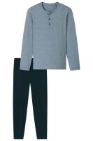 Casual Essentials Herren Schlafanzug lang Baumwolle Single-Jersey