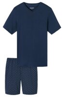 Casual Essentials Herren Schlafanzug kurz Baumwolle...