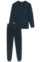 Comfort Essentials langer Schlafanzug B&uuml;ndchen auch Langgr&ouml;&szlig;en Schiesser