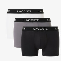 Mikrofaser Unterhosen 3er Pack Trunk Lacoste Schriftzug Bund Sport adapted