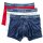 Mikrofaser Unterhosen 3er Pack Trunk Lacoste Schriftzug Bund Sport adapted