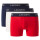 Mikrofaser Unterhosen 3er Pack Trunk Lacoste Schriftzug Bund Sport adapted