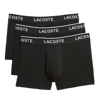 Herren Unterhosen 3er Pack Lacoste Cotton Stretch Trunk...