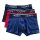 Herren Unterhose Cotton Stretch 3er Pack Trunk  mit Logoschriftzug