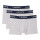 Herren Unterhose Cotton Stretch 3er Pack Trunk  mit Logoschriftzug