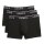 Herren Unterhosen 3er Pack Lacoste Cotton Stretch Trunk Bund Lacoste Schriftzug