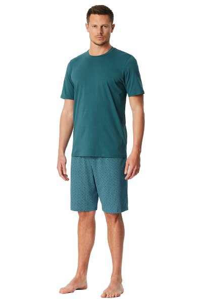 Casual Essentials Herren Schlafanzug kurz Baumwolle Single-Jersey