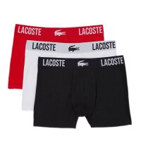 Trunk Herren Unterhosen 3er Pack Logobund Lacoste Cotton Stretch