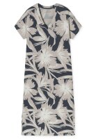 Damen Nachthemd 120 cm kurzarm Hauskleid Selected Premium Modal
