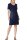 Damen Strandkleid Freizeitkleid Rundhals kurze &Auml;rmel Glitzerstein Dekor