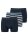 95/5 Shorts 3er Pack Organic Cotton Farbmix Logo Webbund Baumwolle