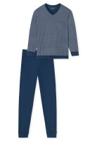 Comfort Essentials langer Schlafanzug V-Neck...