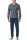 Comfort Essentials langer Schlafanzug V-Neck B&uuml;ndchen Baumwolle Jersey Schiesser