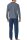 Comfort Essentials langer Schlafanzug V-Neck B&uuml;ndchen Baumwolle Jersey Schiesser
