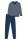 Comfort Essentials langer Schlafanzug V-Neck B&uuml;ndchen Baumwolle Jersey Schiesser