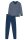 Comfort Essentials langer Schlafanzug V-Neck B&uuml;ndchen Baumwolle Jersey