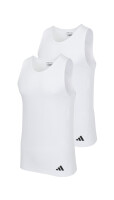 Ergonomic Tank Top 2P Active Flex Stretch Baumwolle Netzpasse im Nacken