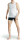 Ergonomic Tank Top 2P Active Flex Stretch Baumwolle Netzpasse im Nacken