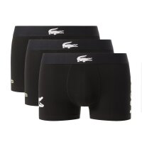 Trunks 3er Pack Krokodil Logo Herren Unterhosen Lacoste Cotton Stretch