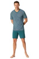 Herren Schlafanzug kurz atmungsaktiv Pyjama Modal Jersey Schiesser Long Life Soft