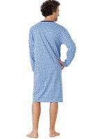Herren Nachthemd 110 cm lang Sleepshirt langer Arm V-Neck Hajo Klima Komfort