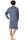 Herren Nachthemd ca 110 cm lang Sleepshirt langer Arm V-Neck Hajo Premium Cotton
