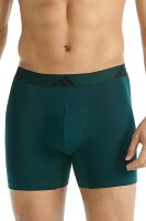 Ergonomic Boxer Brief 2P adidas Herren Unterhose l&auml;ngeres Bein Stretch Baumwolle
