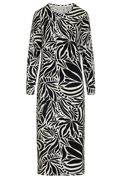 Damen Nachthemd 120 cm Nightdress Essenza Titia Allora Langarm Viskose Stretch